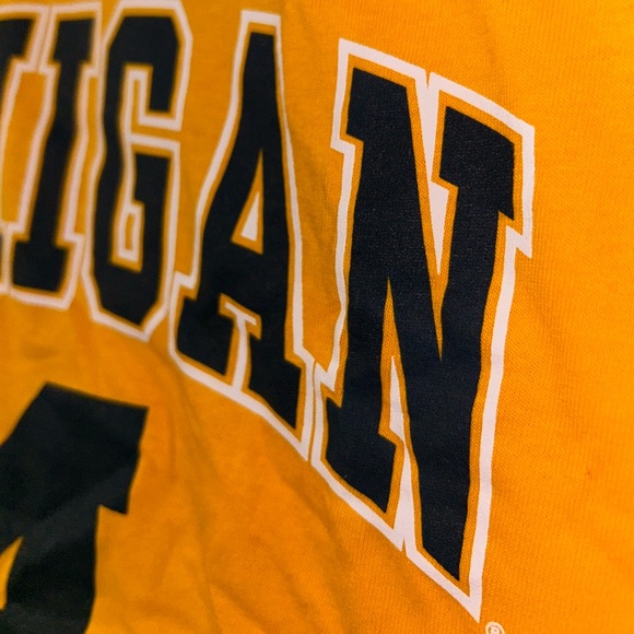 ๐๐๏ธ University of Michigan Wolverines Marquee Maize Shirt ๐๏ธ๐ - Picture 10 of 12